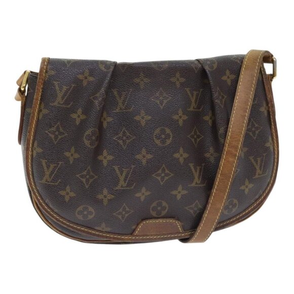 LOUIS VUITTON Monogram Menilmontant PM Shoulder Bag LV Auth - Picture 1 of 16